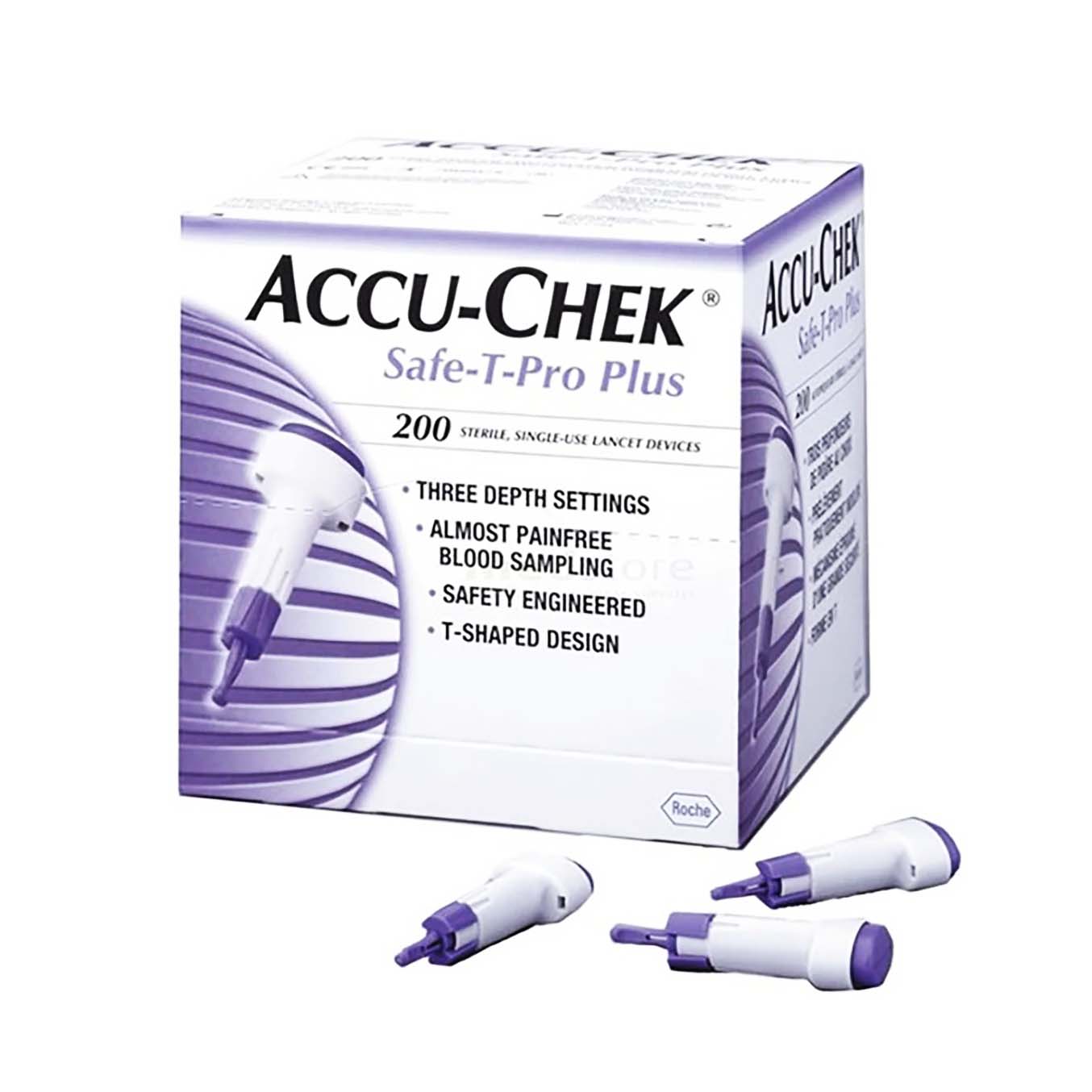 Accu Check Safe T Pro Plus Lancets 200